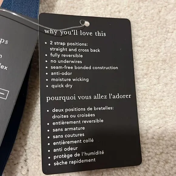 Knix Evolution Bra-Blue Pattern- Size 1 - Picture 6 of 9